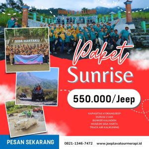 Paket Sunrise Jeep Lava Tour Merapi